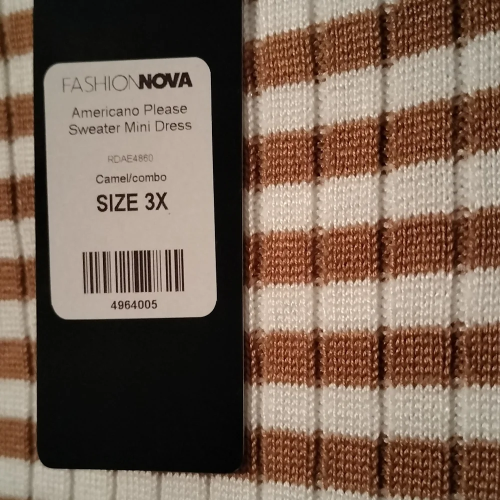 Fashion Nova Americano Please Sweater Mini Dress - Picture 6 of 6